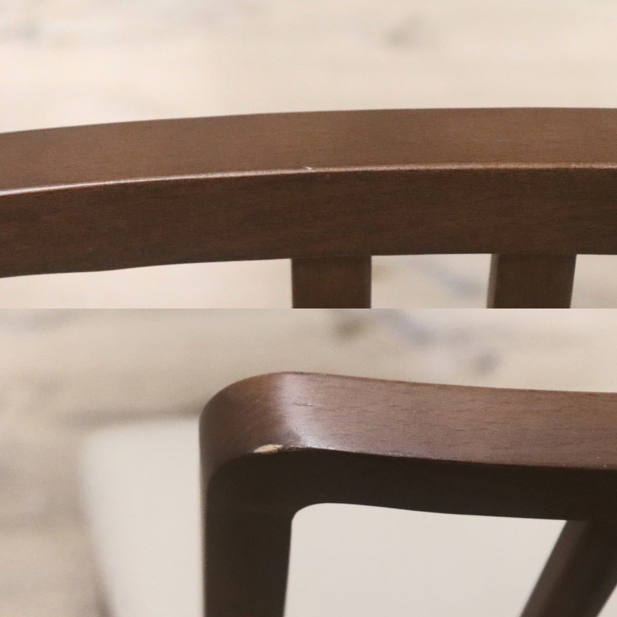 GMGK203○karimoku / カリモク ダイニングチェア アームレスチェア 椅子 ファブリック ジャンパンゴールド CD1615 定価3.4万 展示品