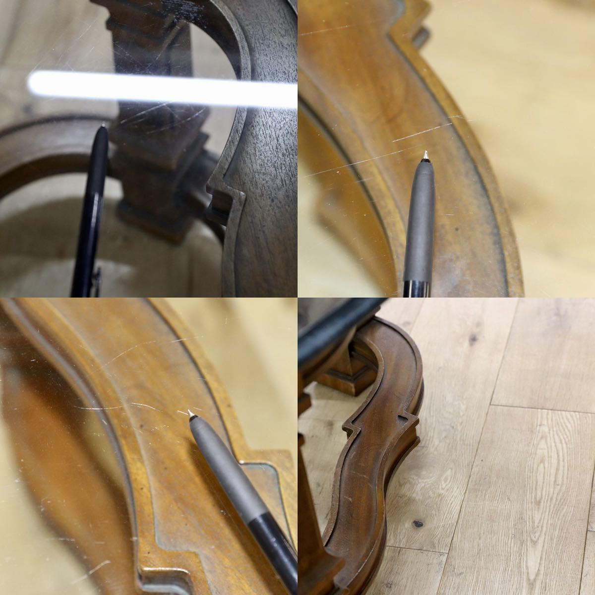 GMGS119○DREXEL HERITAGE / ドレクセルヘリテイジ フランチェスカ センターテーブル リビングテーブル ガラス 定価48万