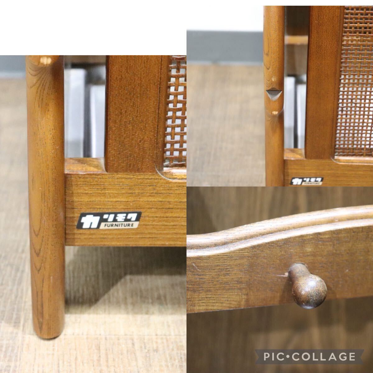 GMHN160A○karimoku / カリモク 傘立て アンブレラスタンド 玄関収納 収納家具 ラタン 籐 ブナ材 レトロ カントリー 国産家具