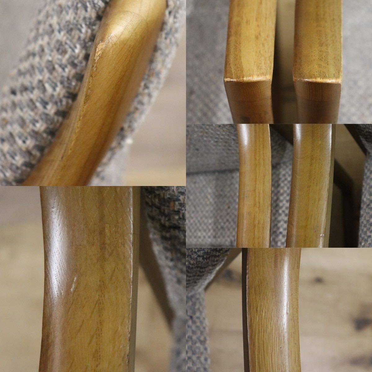 GMGH210A○karimoku / カリモク UW5300 ソファ 1人掛けソファ 2脚セット 木製フレーム ファブリック モダン 定価20万 展示品