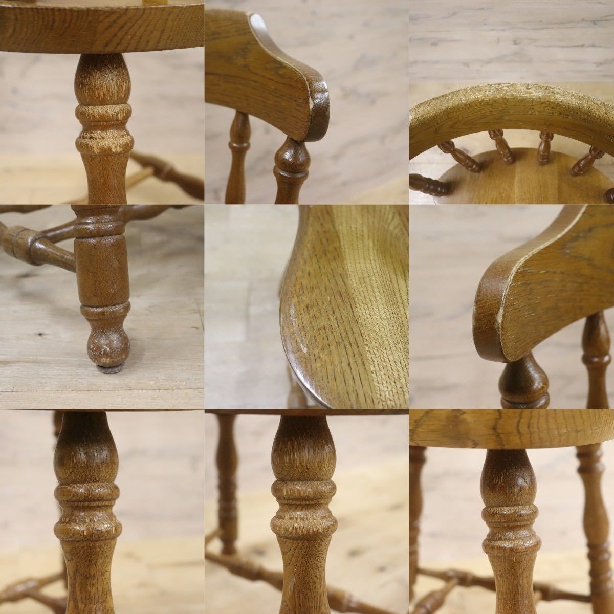 GMGS130D○WINDS / 太平 ダイニングチェア ウィンザーチェア 椅子 ヴィンテージ 楢材 無垢 アンティーク 和モダン 飛騨家具