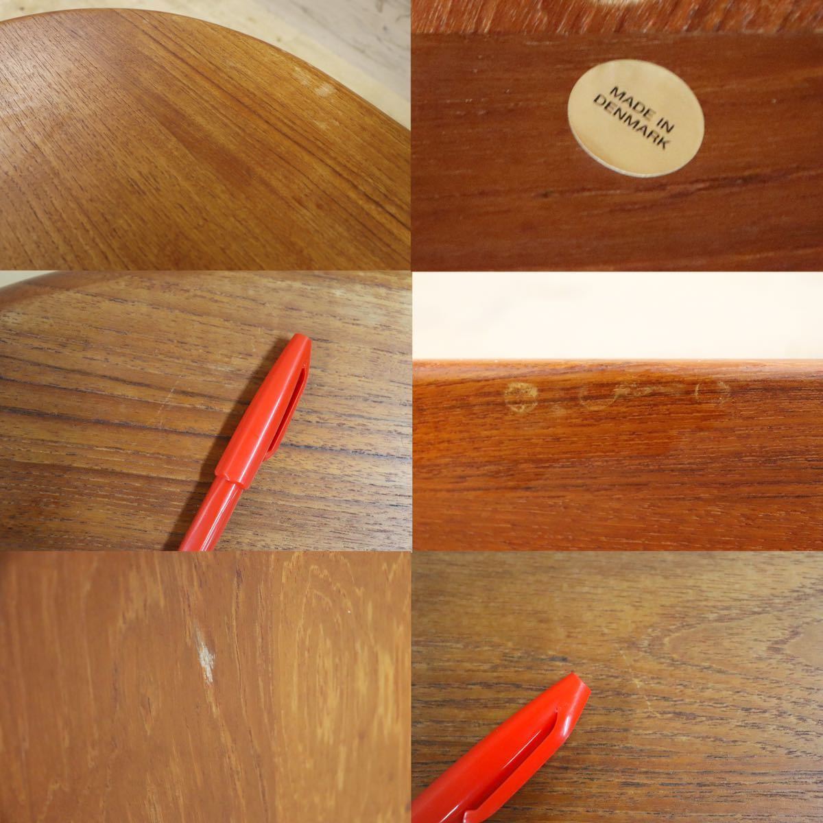 GMGK258○北欧家具 サイドテーブル コーヒーテーブル チーク無垢材 北欧ヴィンテージ デンマーク デンマーク