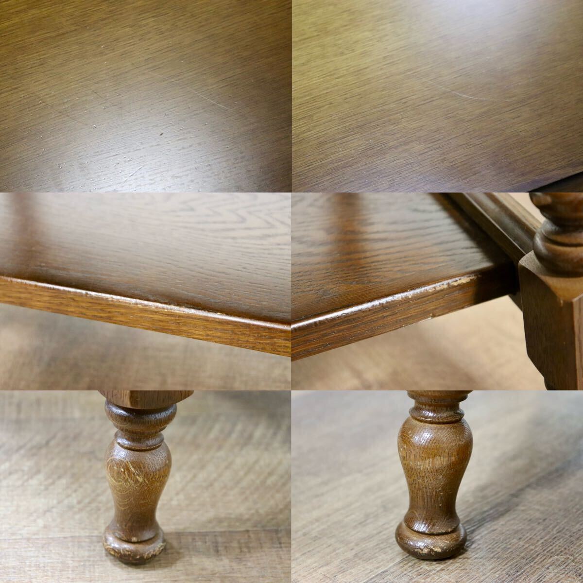 GMHN71○飛騨産業 / HIDA キツツキ 穂高 センターテーブル リビングテーブル コーヒーテーブル 楢材 カントリー クラシック 定価約10万