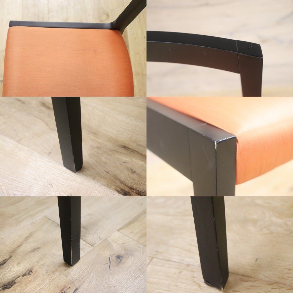 GMGK81○Cassina.ixc / カッシーナ・イクスシー ジャスミン ダイニングチェア 椅子 オレンジ イタリアモダン