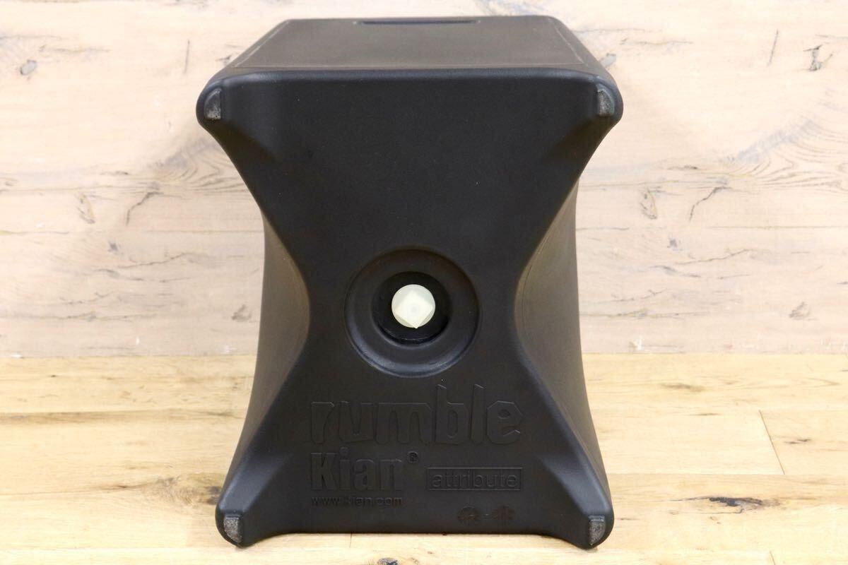 GMGN191○Kian Furniture / キアン Rumble stool ランブル スツール 腰掛け 椅子 プラスチック ブラック デザイナーズ家具 モダン 在庫品