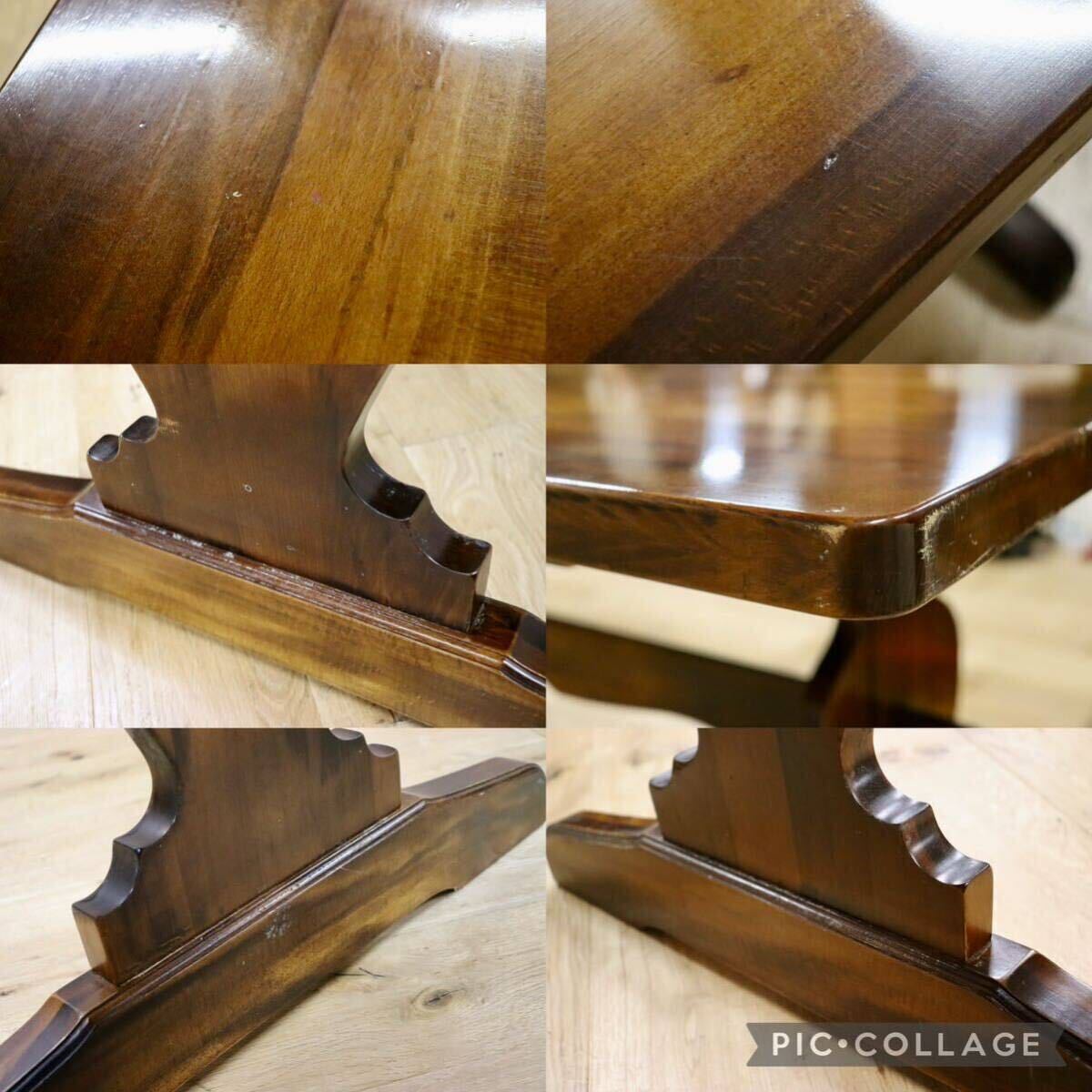 GMHH80○karimoku / カリモク コロニアル ダイニンテーブル 食卓テーブル 作業台 ブナ材 カントリー レトロ クラシック オールドカリモク