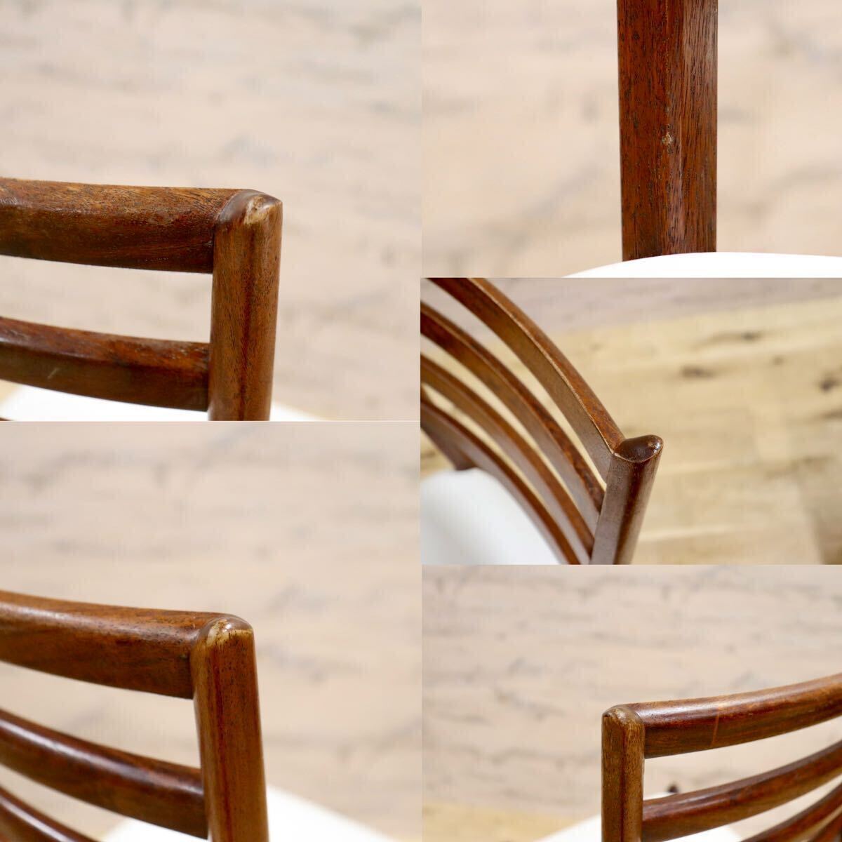 GMHN88B○karimoku / カリモク vivente ビベンテ ダイニングチェア 椅子 2脚セット 花梨無垢材 合皮 稀少 ヴィンテージ 定価約36万