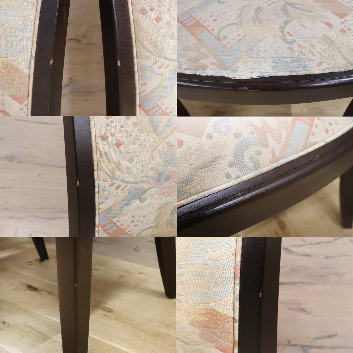 GMGF65○インテリアセンター ダイニングチェア 椅子 4脚セット ファブリック モダン エレガント カンディハウス CONDE HOUSE 北海道旭川