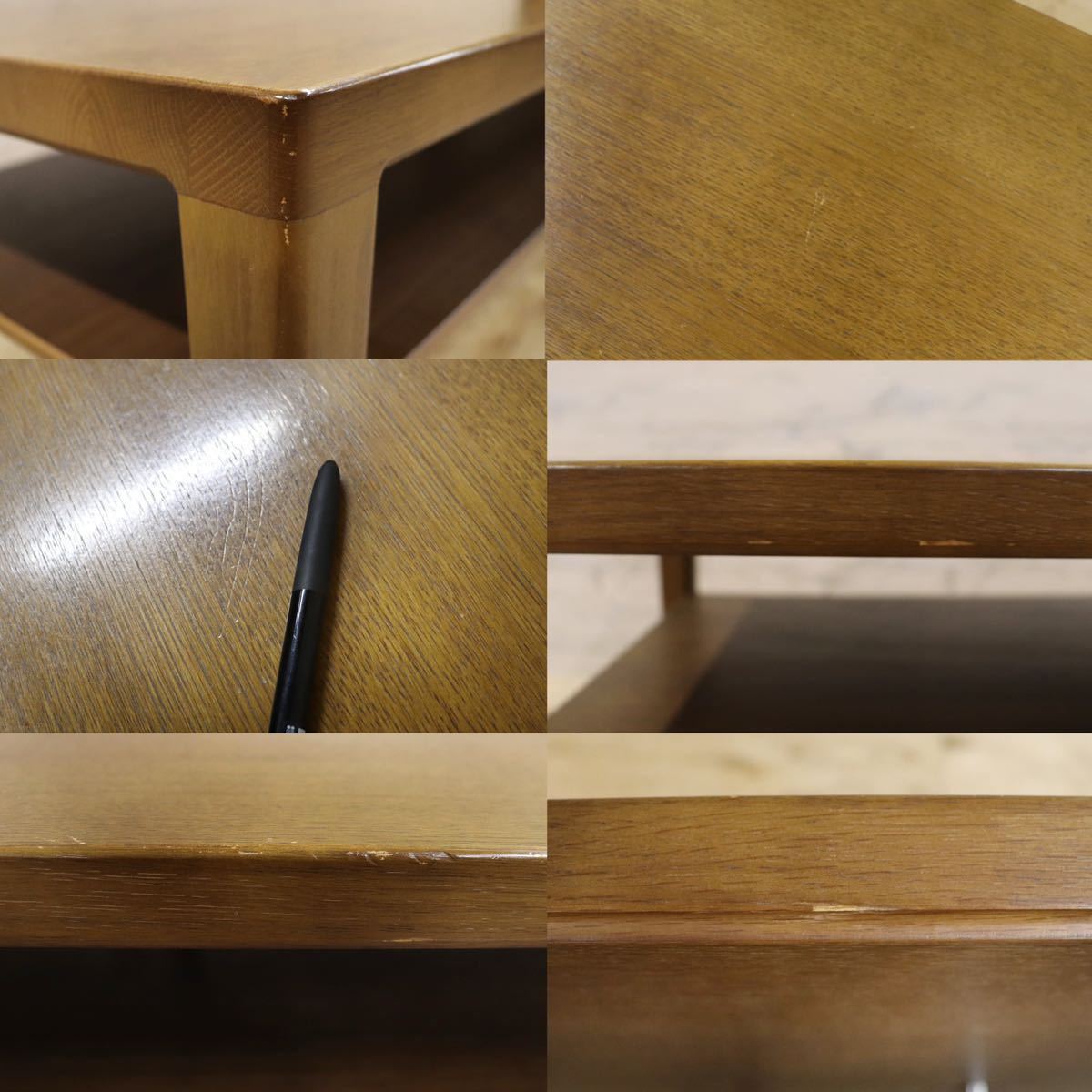 GMGH210○karimoku / カリモク TU4450 スタンダードモダン センターテーブル リビングテーブル オーク材 ローテーブル 定価約8.3万 展示品