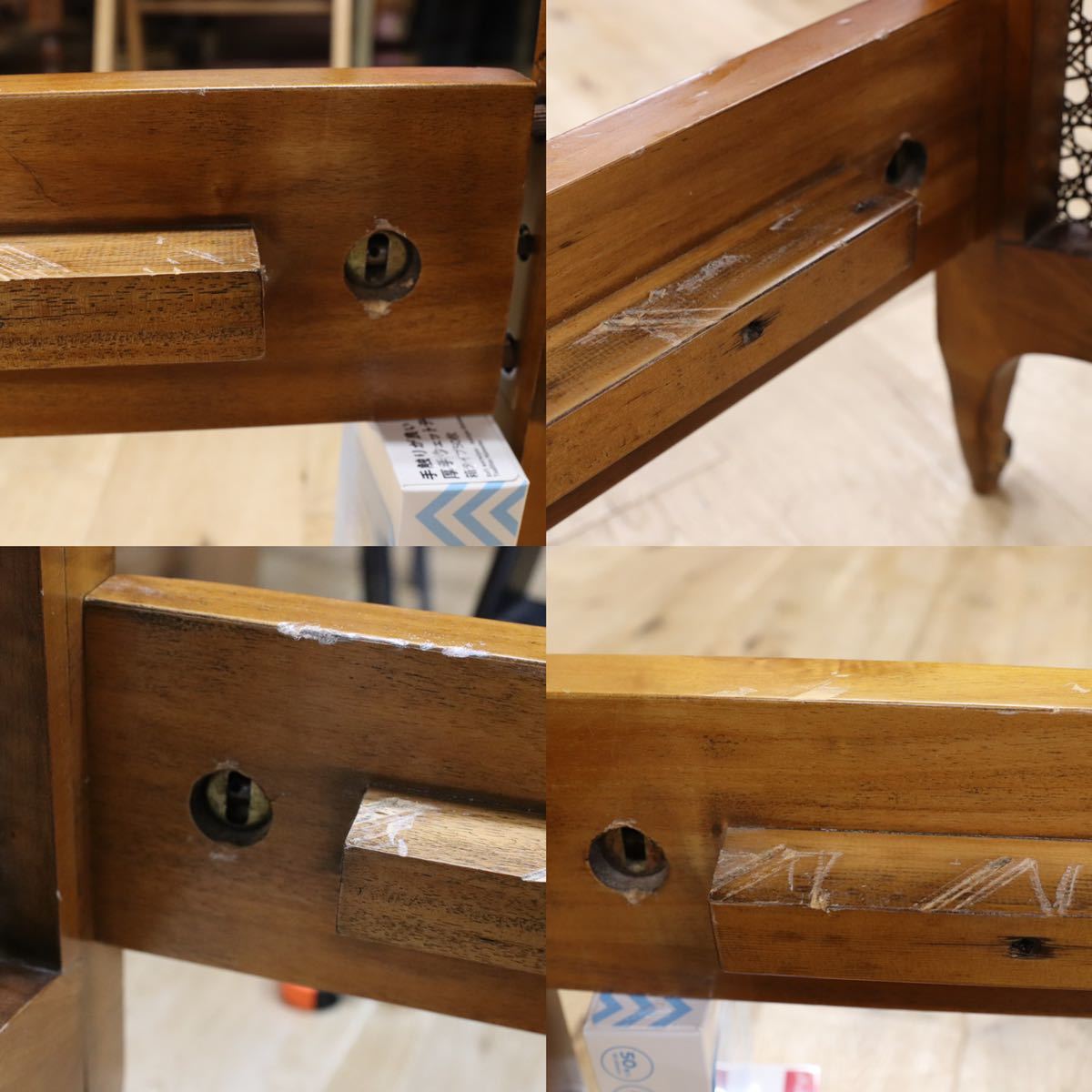 GMGK178○Medea / メデア ART2049 ダブルベッドフレーム イタリア最高峰 IDC大塚家具 アール・ヌーヴォー様式 定価約105万 希少