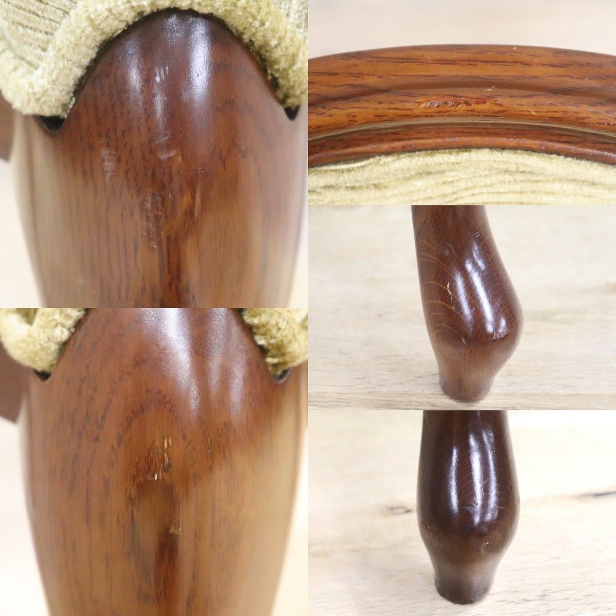 GMGS83B○IDC大塚家具 ダイニングチェア 椅子 西洋 クラシック ヨーロピアン 無垢材 ファブリック