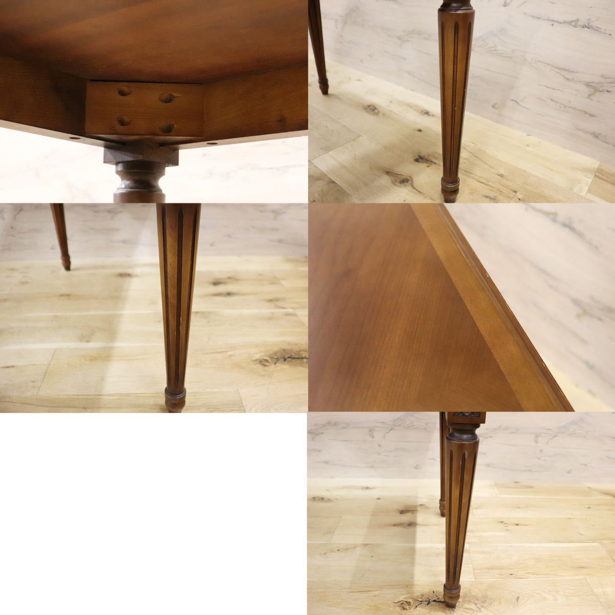 GMGF50○karimoku / カリモク サイドテーブル リビングテーブル アンティーク クラシック ルイ16世様式 彫刻 国産家具