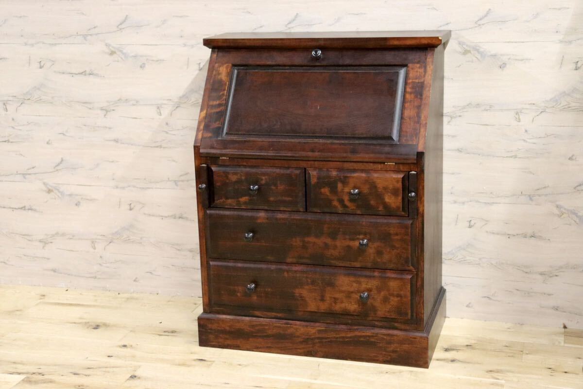 GMHS188○えぞ民芸 / EZO ライティングビューロー 学習机 勉強机  