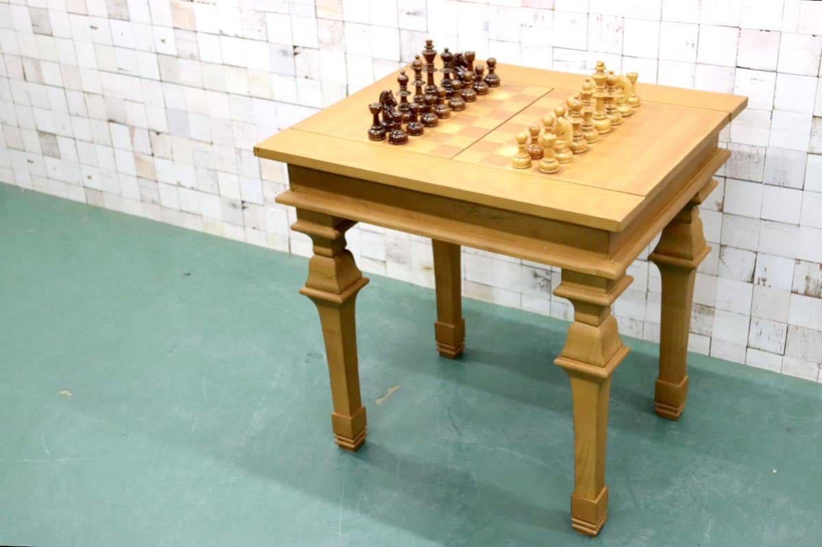 GMGS118○チェステーブル ゲームテーブル サイドテーブル チェス駒