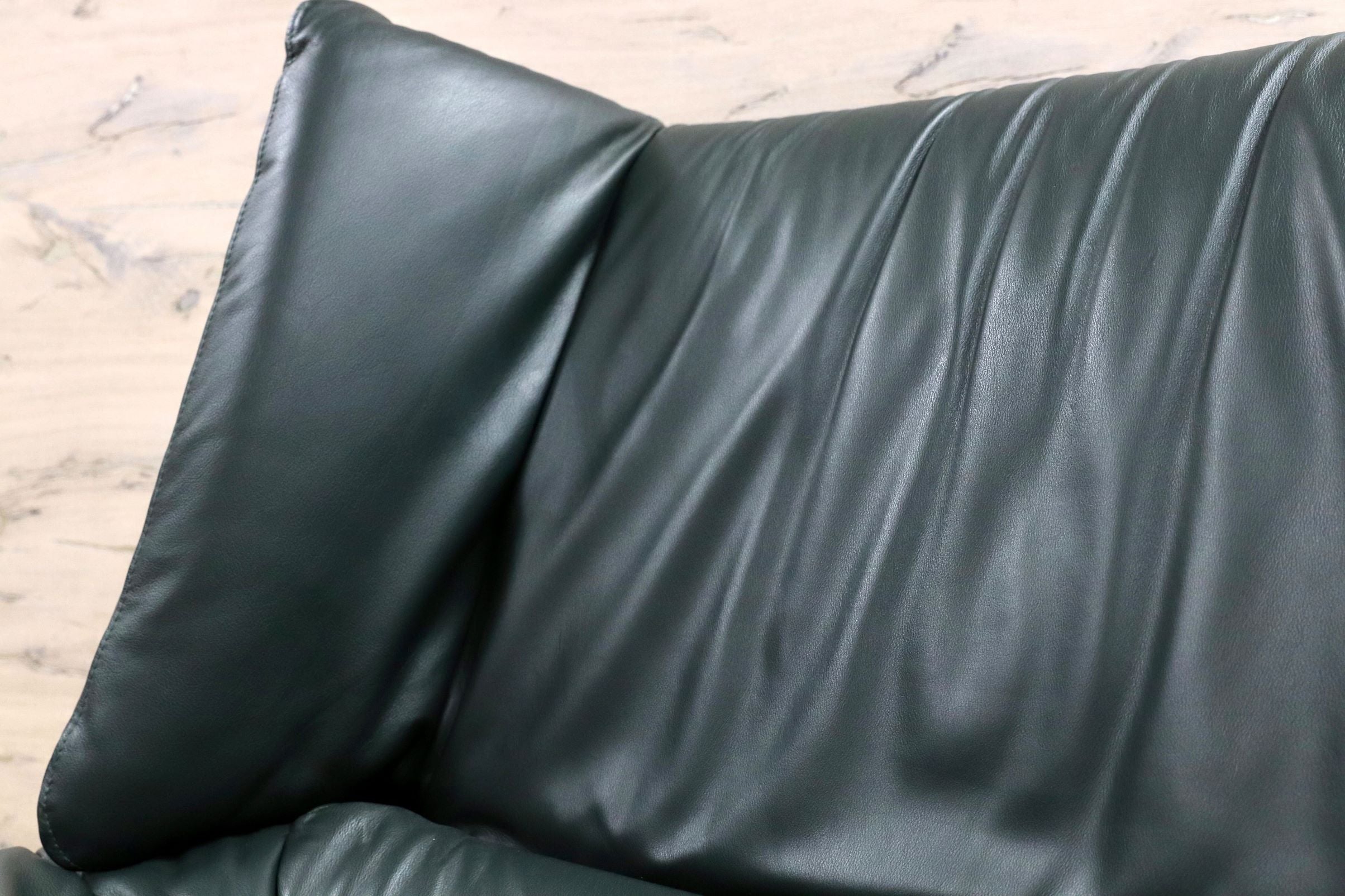 GMGF84○erpo / エルポ ポルトフィノ 1人掛けソファ リクライニングソファ 総革 深緑 ドイツ フランスベッド 定価約41万