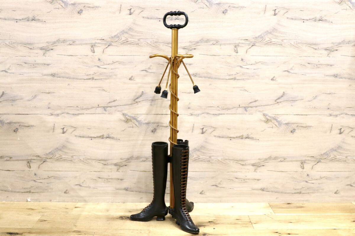 GMHO29○THEODORE ALEXANDER / セオドアアレキサンダー 傘立て アンブレラスタンド 西洋 クラシック インテリア 雑貨 アイアン 約30万 稀少