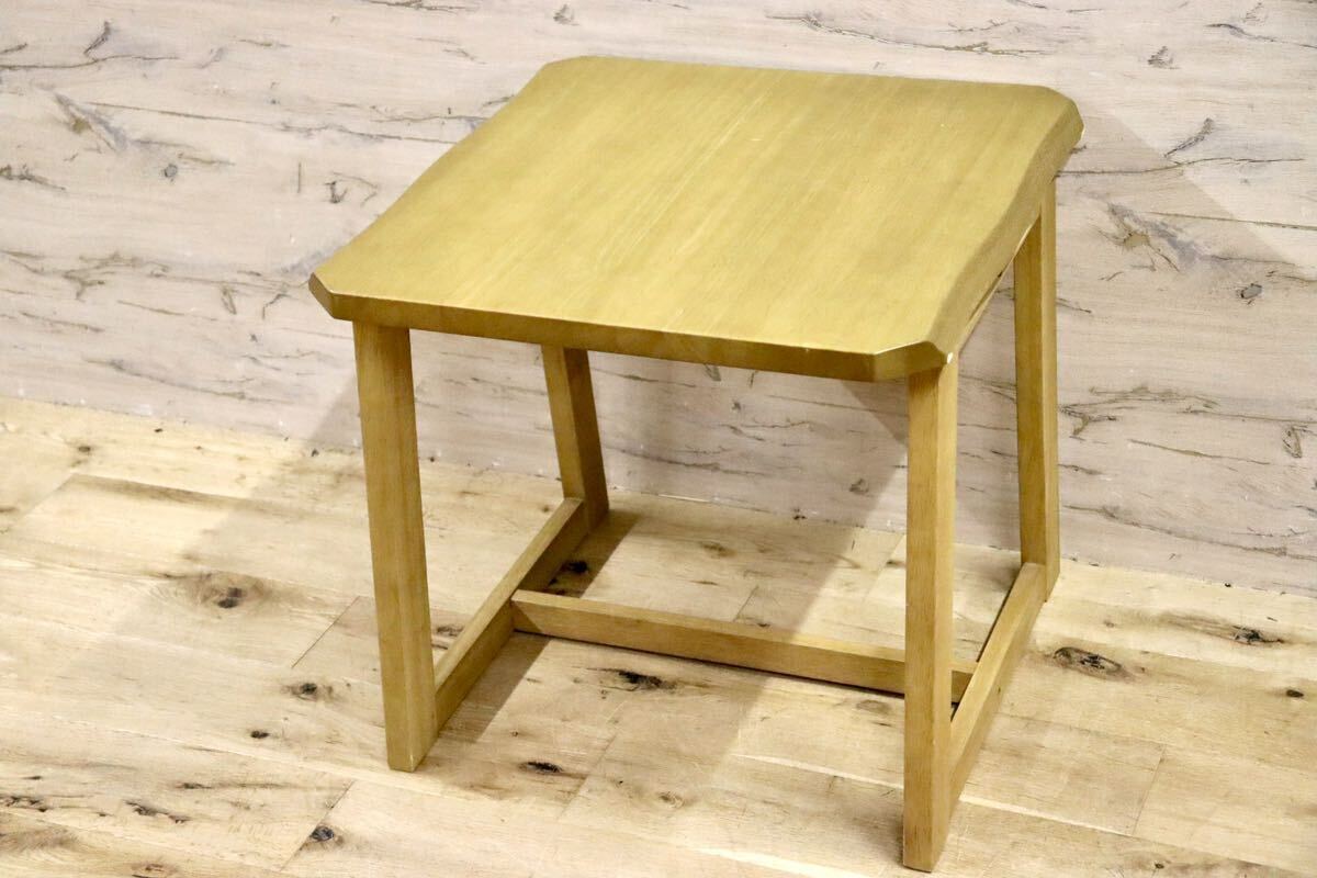 GMHS196B○MIKIMOKU / ミキモク 雅 リベラル サイドテーブル コーヒーテーブル 木製 浮造り エンドテーブル ナチュラル