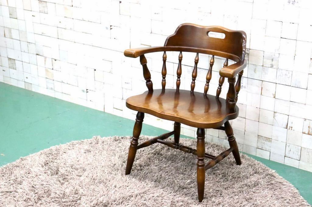 GMGT54A○飛騨産業 / HIDA キツツキマーク 穂高 キャプテンチェア  