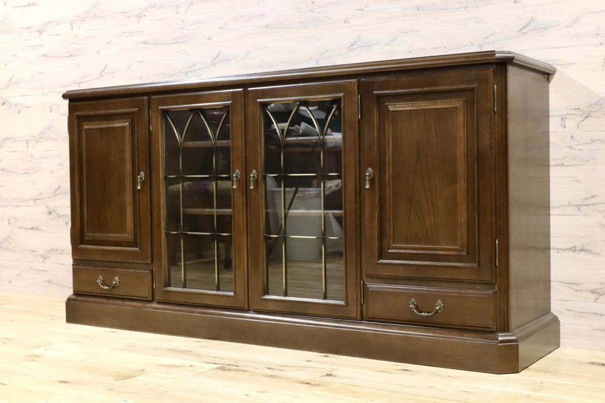 GMHS127○domani / ドマーニ クイーンズライフ サイドボード リビングボード 収納家具 karimoku カリモク最高峰 オーク 定価71.5万