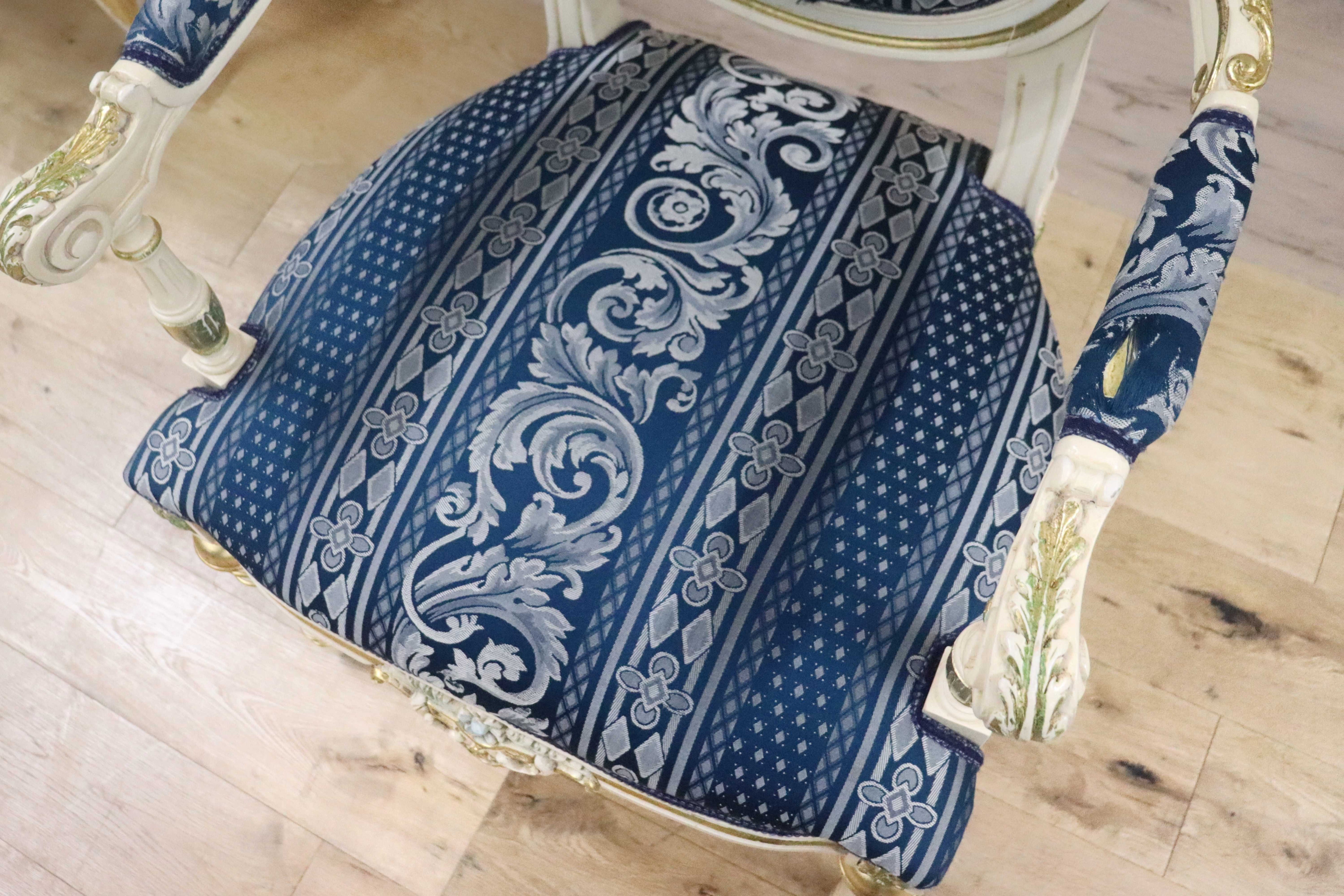 GMGN490C○西洋 アンティーク サロンチェア アームチェア 椅子 クラシック エレガント シャビーシック ロココ調 ヨーロピアン