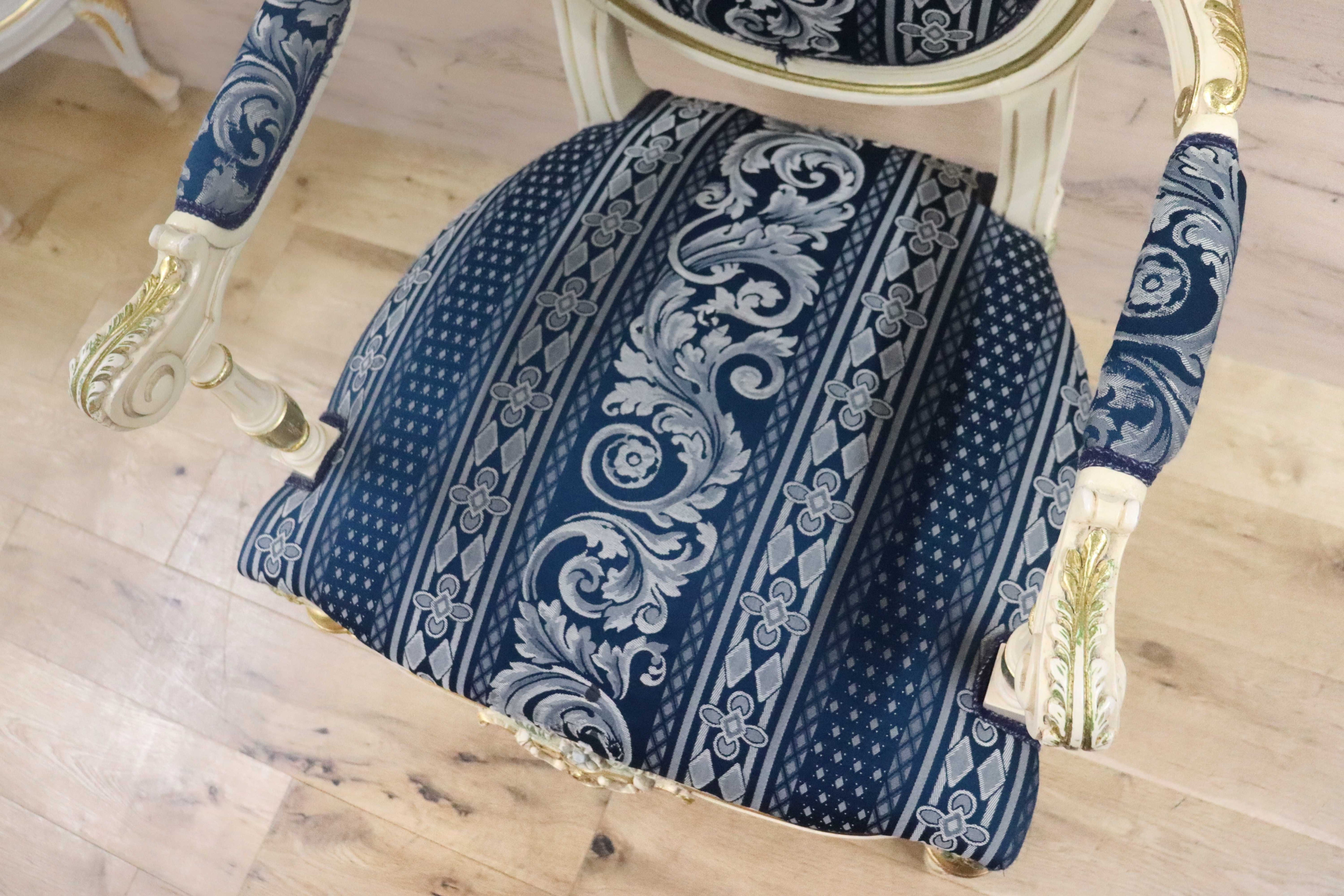 GMGN490E○西洋 アンティーク サロンチェア アームチェア 椅子 クラシック エレガント シャビーシック ロココ調 ヨーロピアン