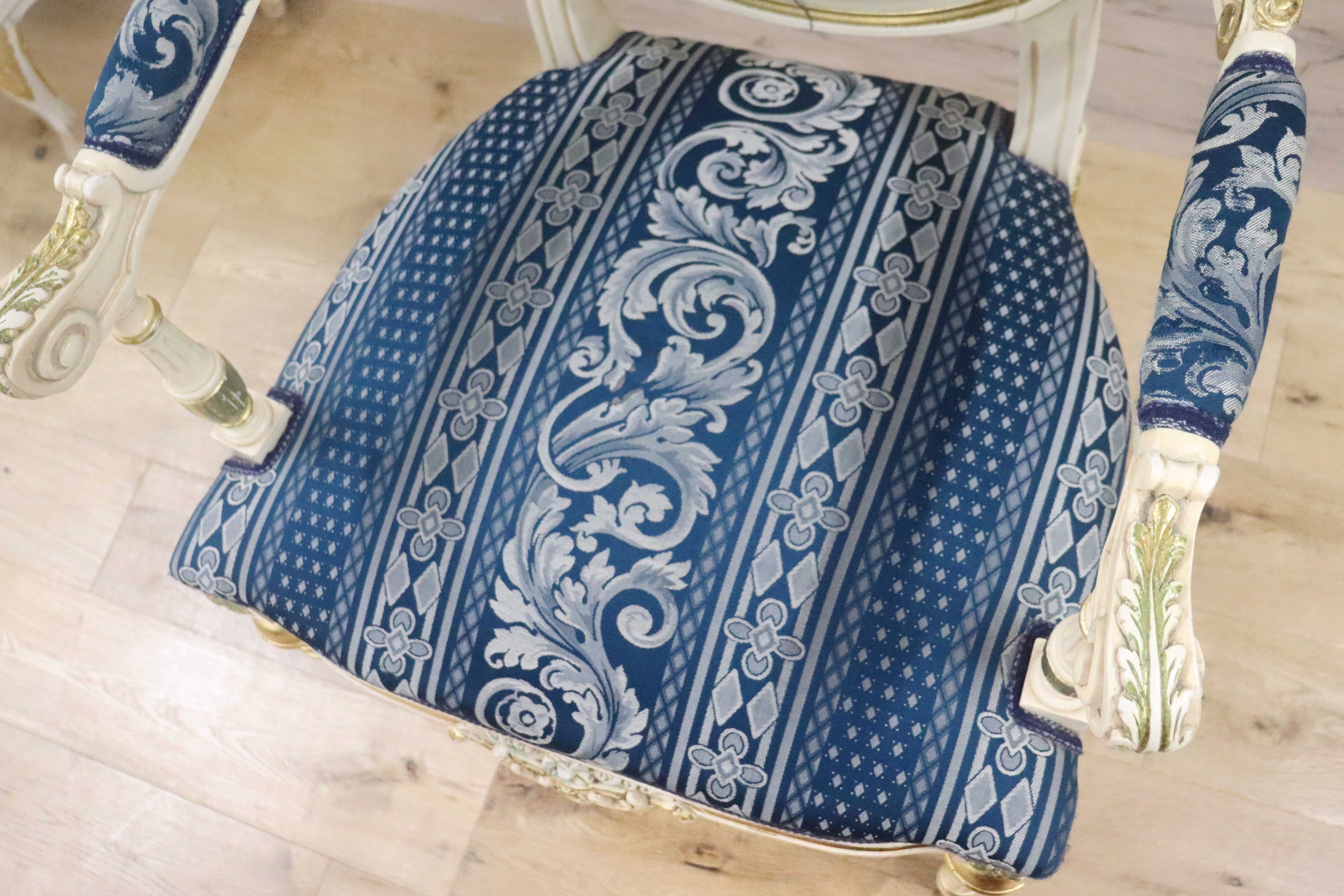 GMGN490F○西洋 アンティーク サロンチェア アームチェア 椅子 クラシック エレガント シャビーシック ロココ調 ヨーロピアン