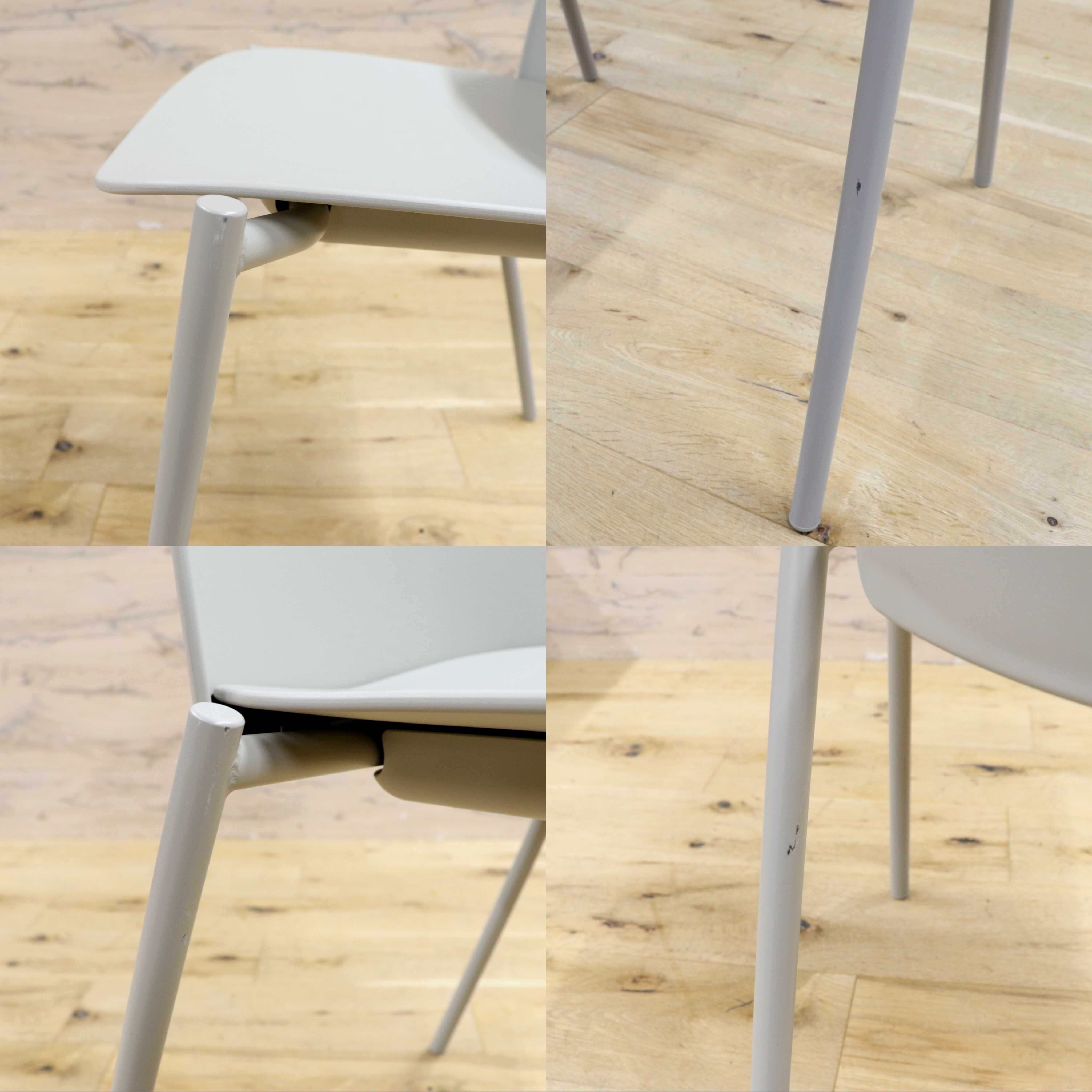 GMIK472C○enKAK / エンカク meeting chair ワークチェア 2脚セット ダイニングチェア カフェ モダン 佐藤ナオキ アイリスチトセ 展示品