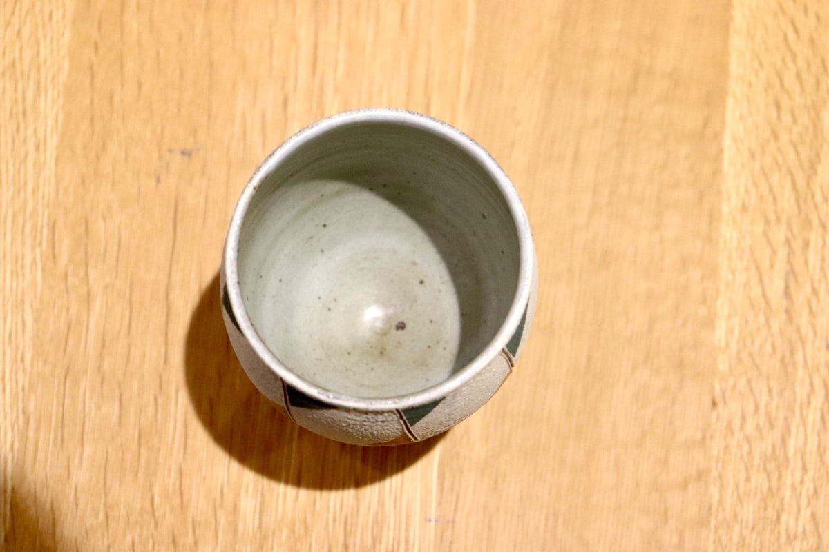 GMIO86B◯市野悟窯 丹波焼 ワインカップ 陶器 カップ 伝統工芸 市野哲次 丹波篠山 未使用