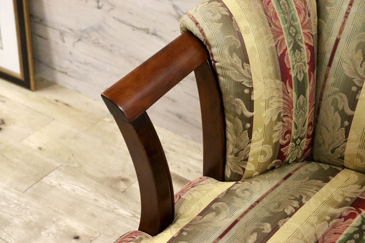 GMHS24D○モリシゲ / MORISHIGE 1人掛けソファ シングルソファ IDC大塚家具 ファブリック クラシック 検)ドレクセル マルニ