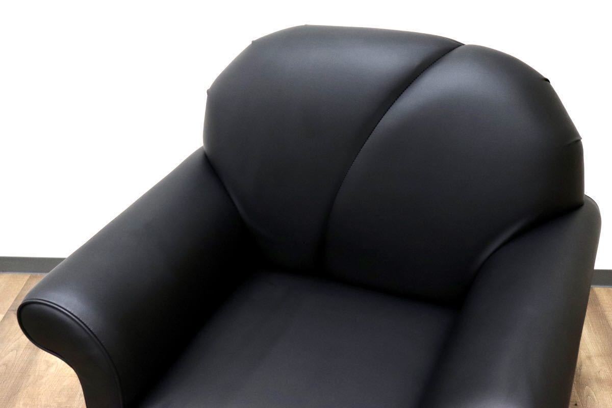 GMGH270A○日本エンゼル ドレス 1人掛けソファ シングルソファ ラウンジソファ 応接 ソフトレザー エレガント ヨーロピアン 定価約13.3万