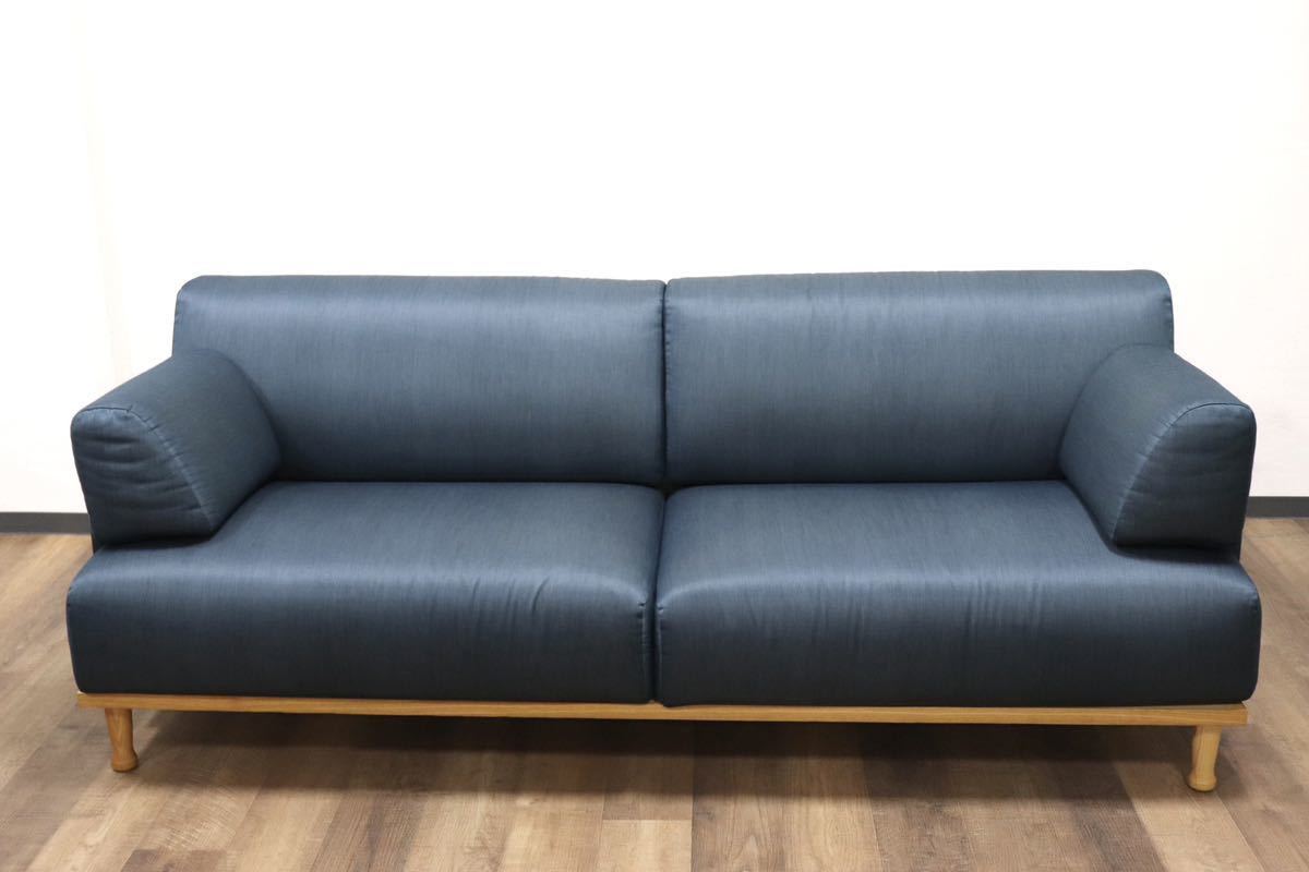 GMGN345F○Cassina ixc / カッシーナイクスシー THEMA テーマ 2.5人掛けソファ ラブソファ イタリアモダン 定価約54万 稀少