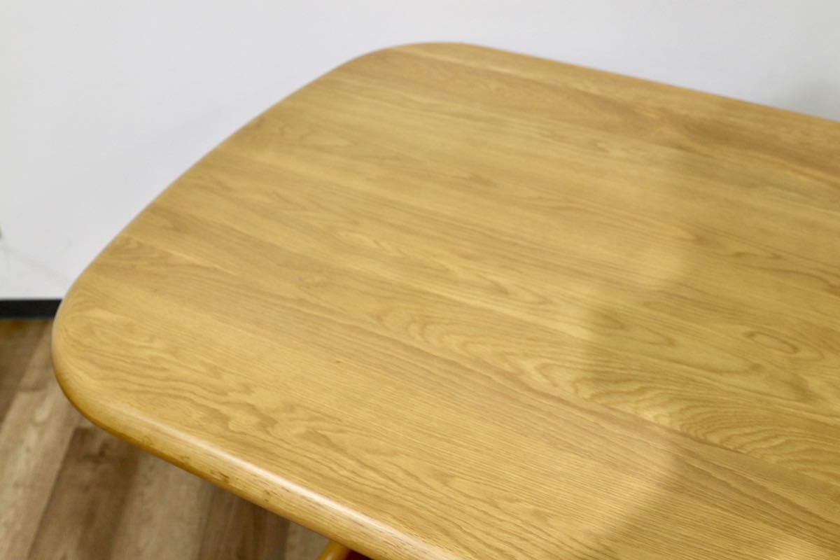 GMGN298○浜本工芸 / HAMAMOTO 楢材 ダイニングテーブル 食卓テーブル ナチュラル 無垢材 美品