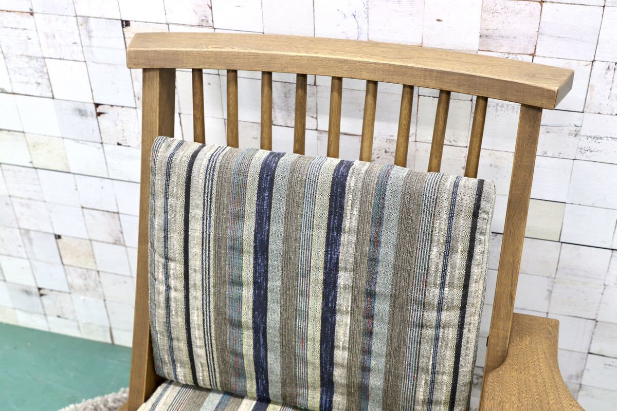 GMGT157B○EAST WOOD / イーストウッド 新WAZA パーソナルチェア 回転チェア ラウンジチェア 和モダン 左アーム 約15.8万 美品