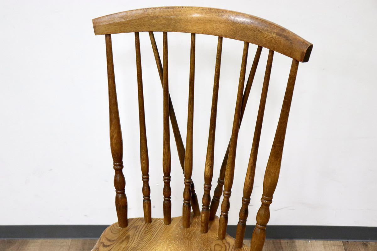 GMGN414D○KASHIWA / 柏木工 ウィンザーチェア ダイニングチェア アームレスチェア 楢材 ボウバック カントリー ヴィンテージ 飛騨家具