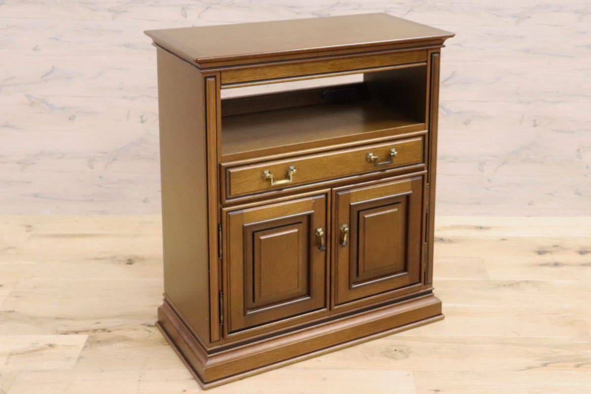 GMGK229○maruni / マルニ 地中海ロイヤル 電話台 FAX台 飾り台 花台 ビーチ材 小物収納 モダン 定価約14.8万