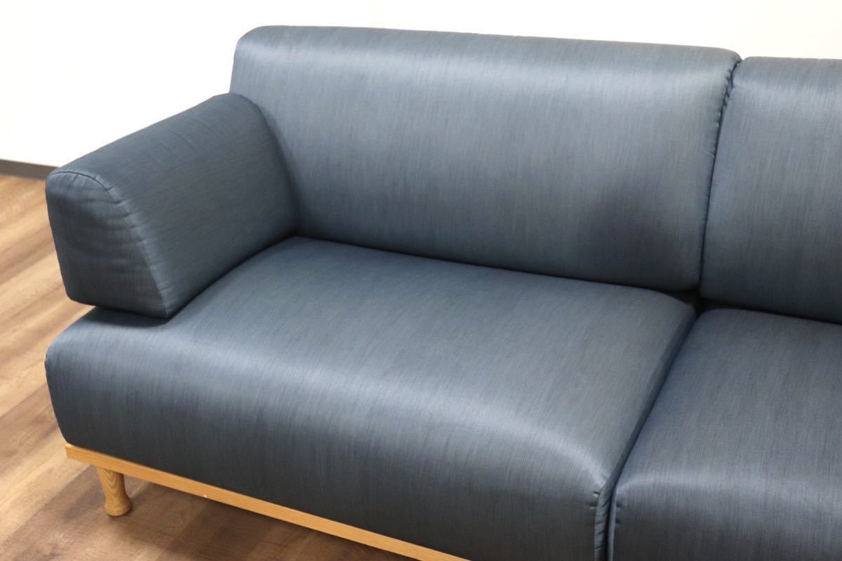 GMGN345B○Cassina ixc / カッシーナイクスシー THEMA テーマ 2.5人掛けソファ ラブソファ イタリアモダン 定価約54万 稀少