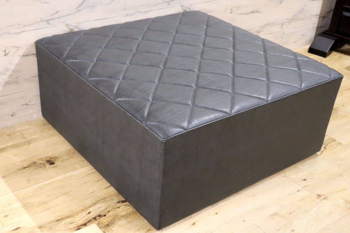 GMGN5○クラシック モダン スツール 腰掛け 1人掛けソファ スクエアソファ ラウンジ リビング モデルルーム展示品