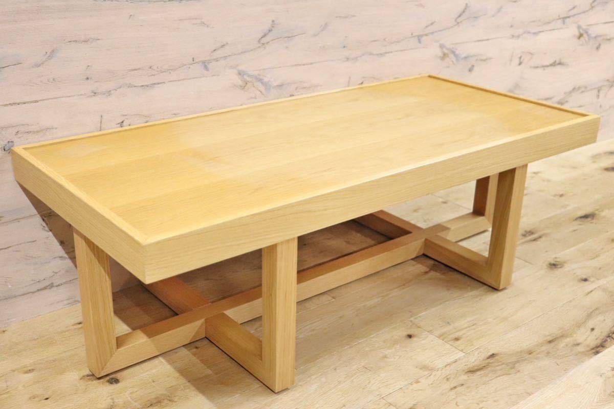 GMGN6○CHERRY / チェリー LT61-W リビングテーブル センターテーブル レッドオーク材 ナチュラル 桜屋工業 定価約4.5万 展示品