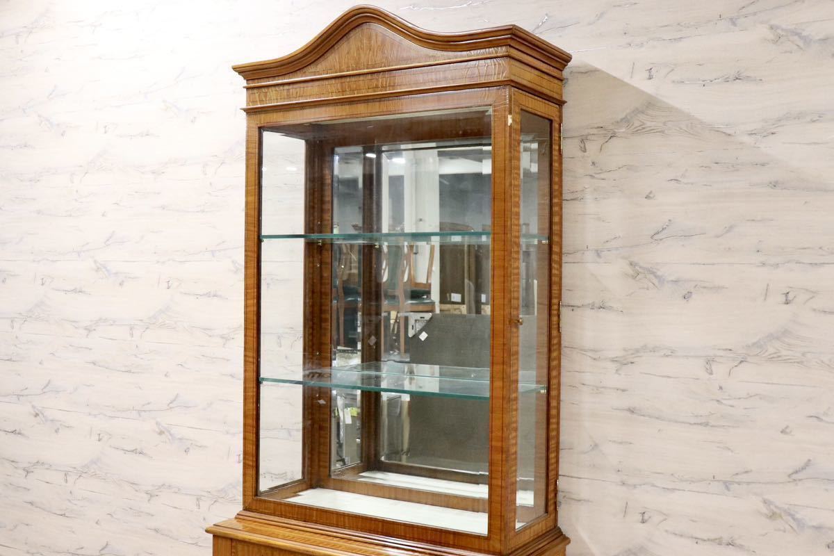 GMGK180○MAITLAND-SMITH / メートランドスミス ガラスキャビネット 飾り棚 最高級 希少 英国 クラシック 定価約80万