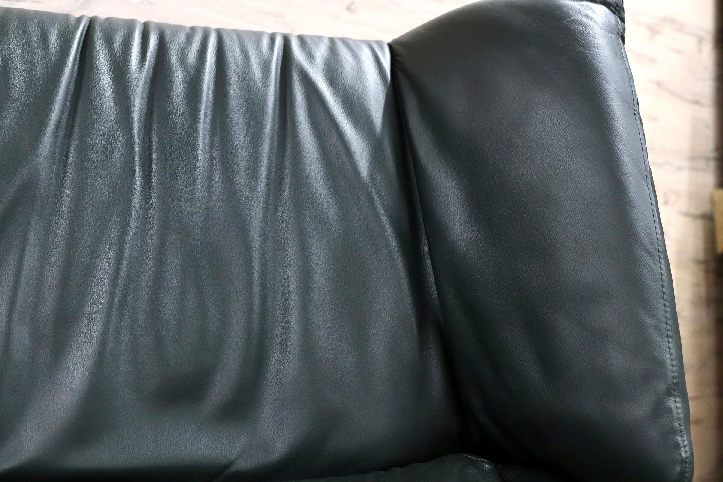 GMGF84○erpo / エルポ ポルトフィノ 1人掛けソファ リクライニングソファ 総革 深緑 ドイツ フランスベッド 定価約41万