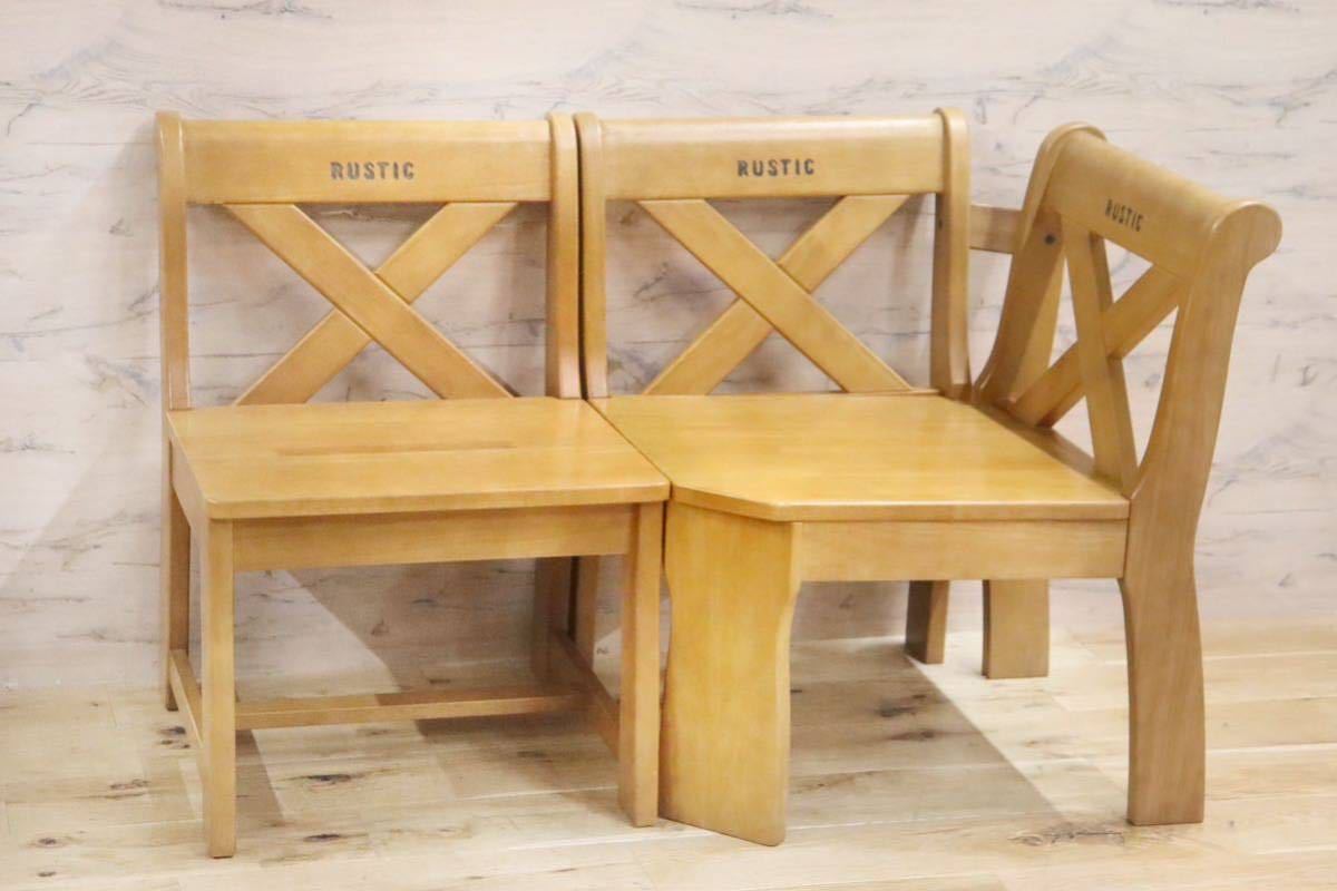 GMGN57○karimoku / カリモク RUSTIC ルスティック コーナーチェア シングルチェア ダイニングチェア 椅子 カントリー 人気廃番 ナチュラル