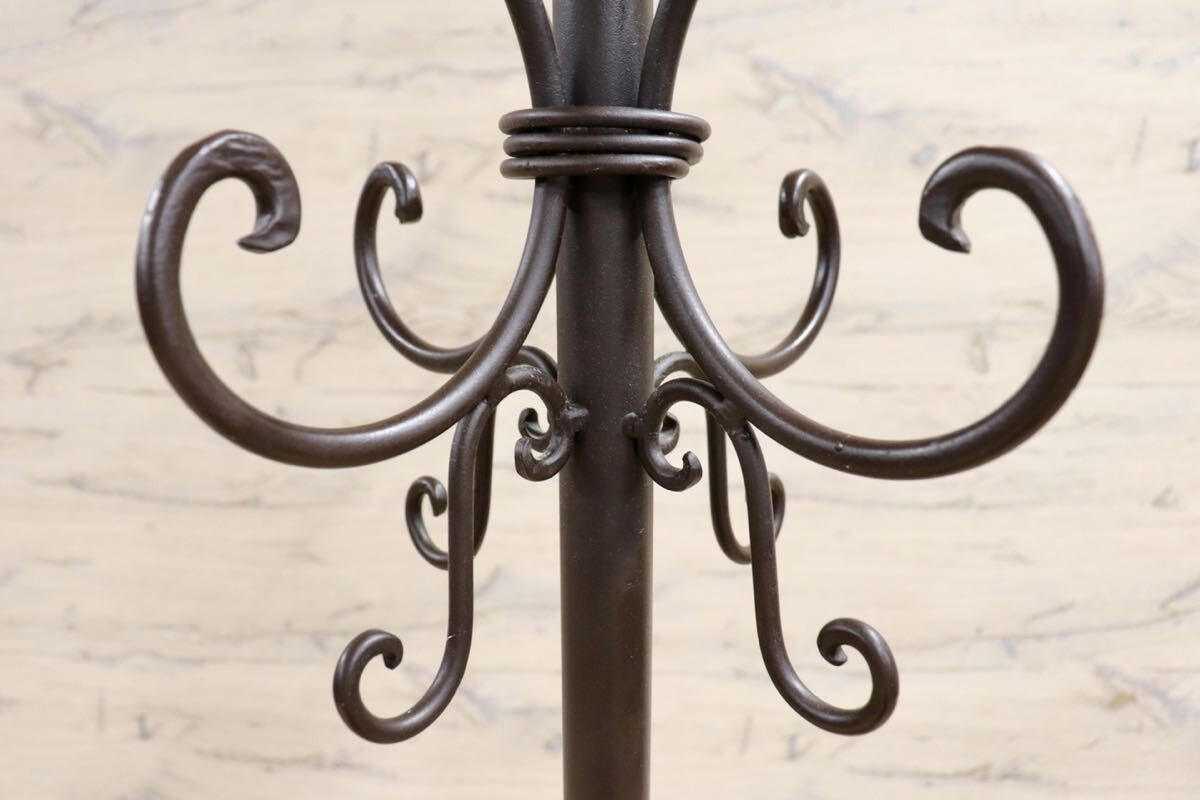 GMIK565○アンティーク調 ポールハンガー アイアン コートハンガー ハンガーラック 傘立て 帽子掛け ヴィンテージ フレンチシック