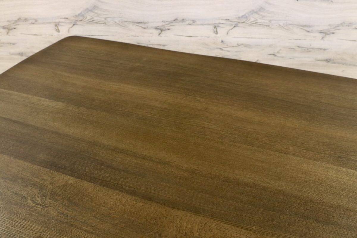 GMGH517○柏木工 / KASHIWA ウィルダネス WILDERNESS ダイニングテーブル 楢無垢材 レトロ カントリー 飛騨家具 約38万 リペア済み