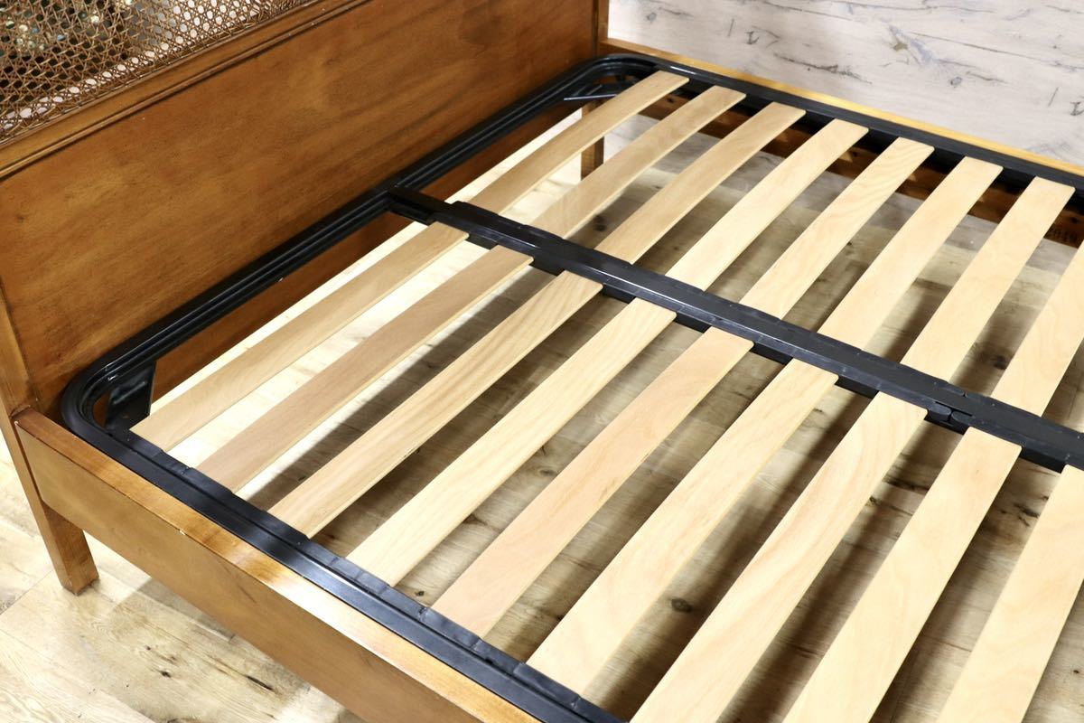 GMGK178○Medea / メデア ART2049 ダブルベッドフレーム イタリア最高峰 IDC大塚家具 アール・ヌーヴォー様式 定価約105万 希少