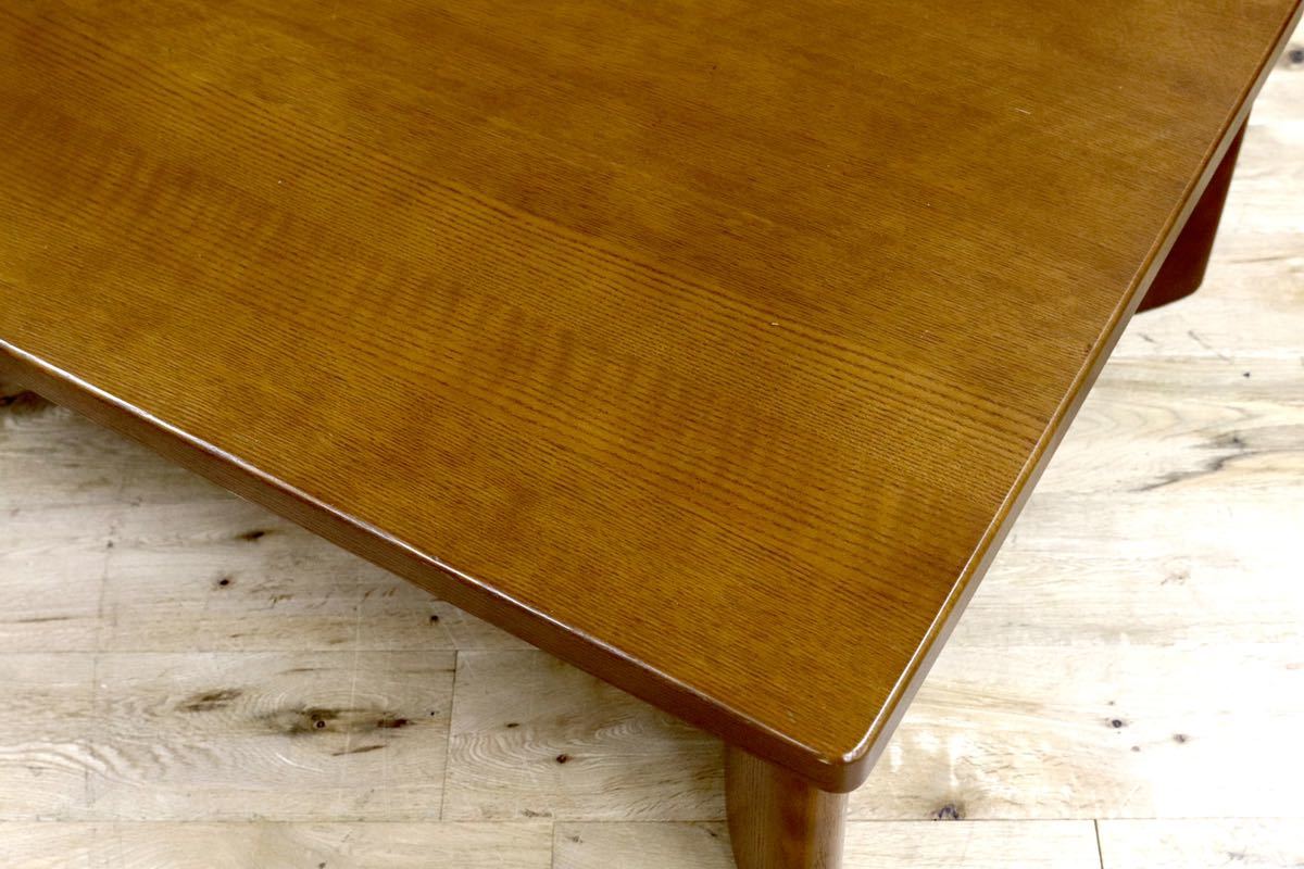 GMGN348○shirakawa / シラカワ センターテーブル リビングテーブル ローテーブル 楢無垢材 和モダン レトロ 古民家 飛騨家具