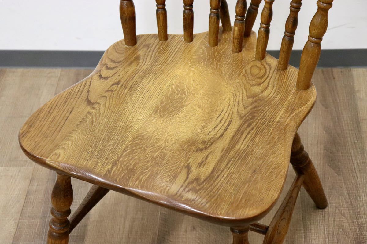 GMGN414D○KASHIWA / 柏木工 ウィンザーチェア ダイニングチェア アームレスチェア 楢材 ボウバック カントリー ヴィンテージ 飛騨家具