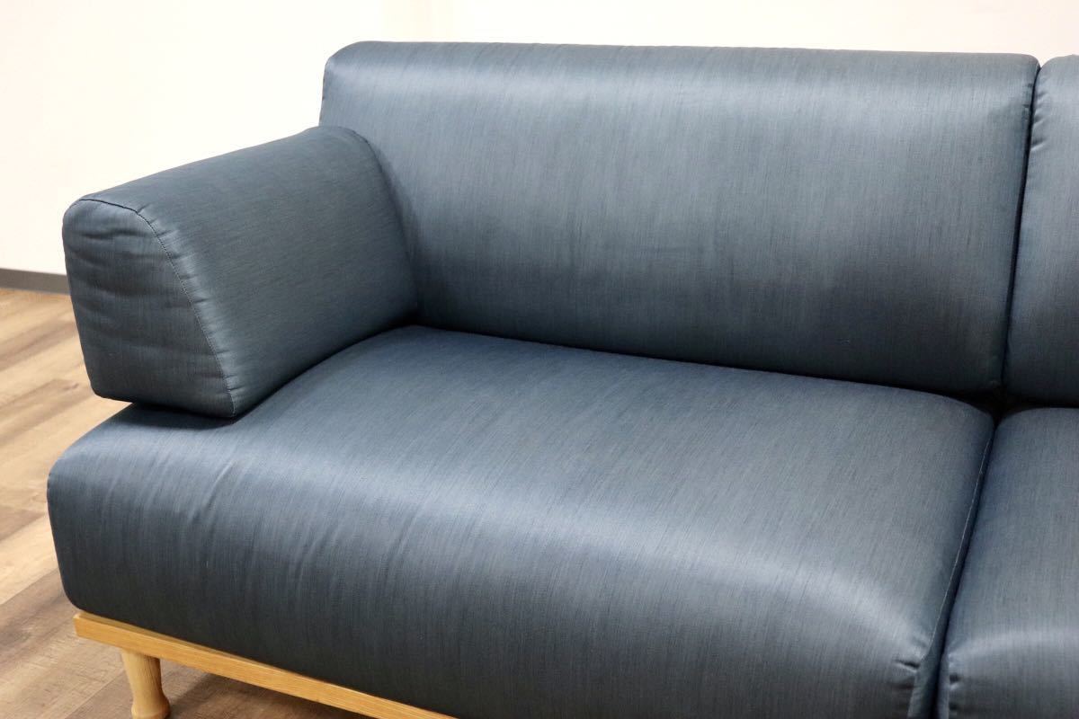 GMGN345C○Cassina ixc / カッシーナイクスシー THEMA テーマ 2.5人掛けソファ ラブソファ イタリアモダン 定価約54万 稀少