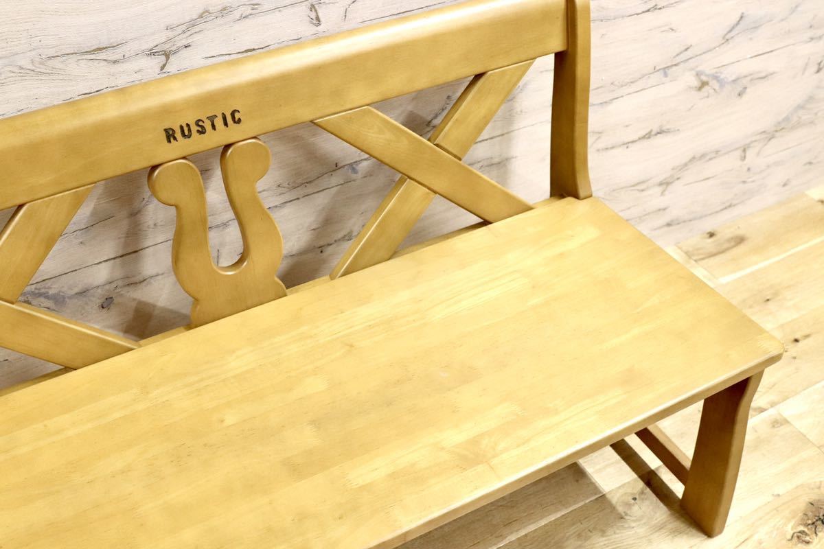 GMGN260B○karimoku / カリモク RUSTIC ルスティック ダイニングチェア 椅子 ベンチ ナチュラル 人気廃番 展示品