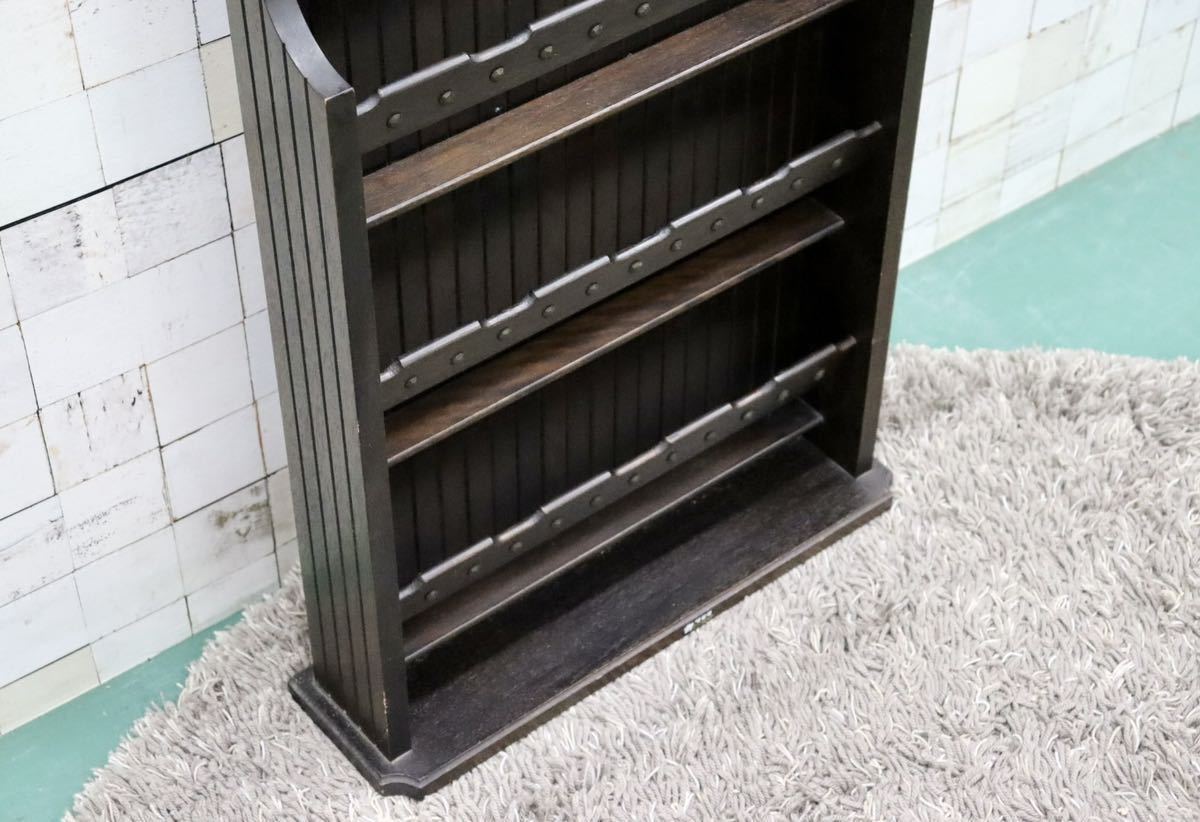 GMGT33○karimoku / カリモク オールドカリモク 希少 アンティーク マガジンラック ヴィンテージ 雑貨 インテリア 木製 ラック