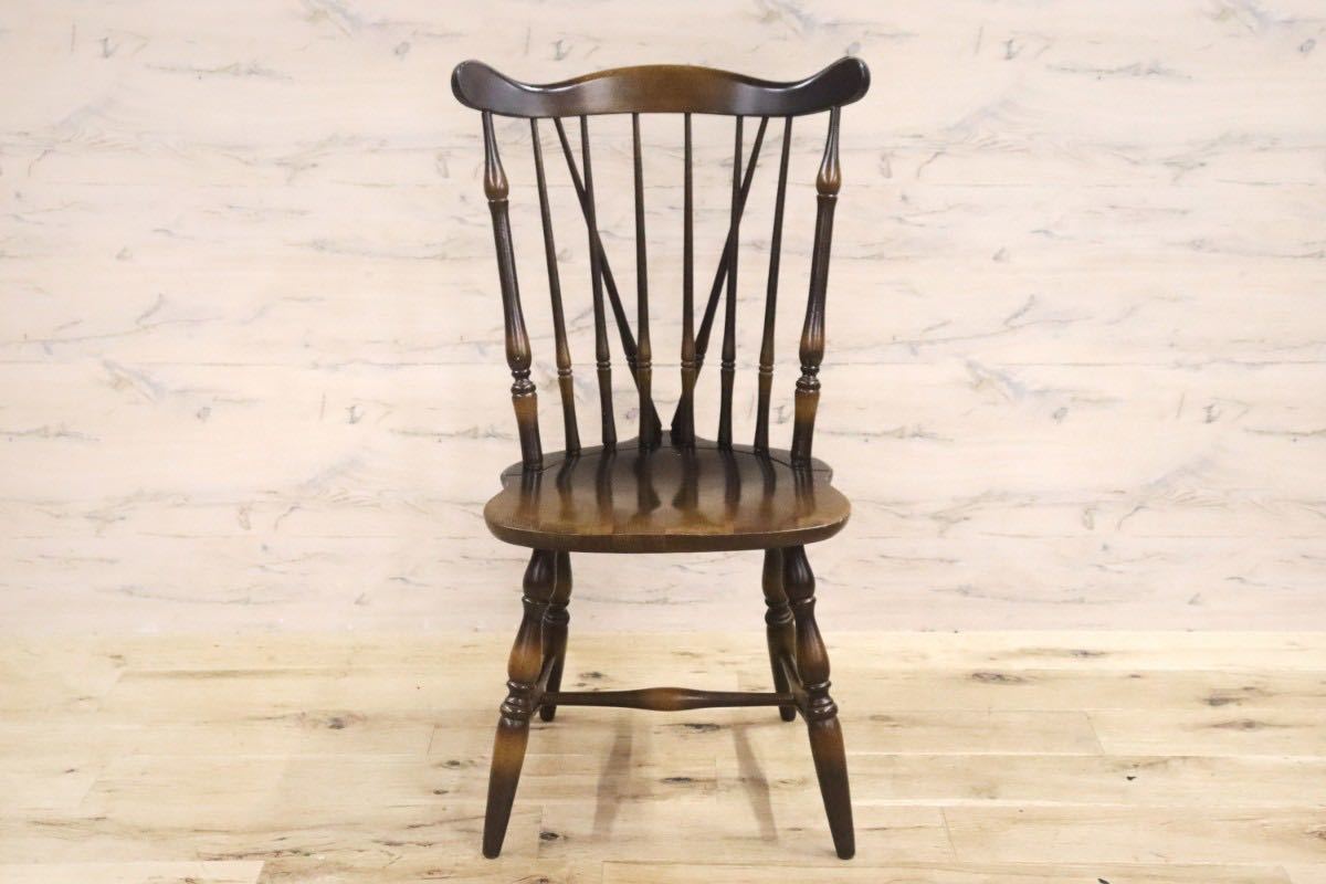 GMGT106A○飛騨産業 / HIDA キツツキ ダイニングチェアウィンザーチェア 椅子 木製 ブナ材 クラシック アンティーク